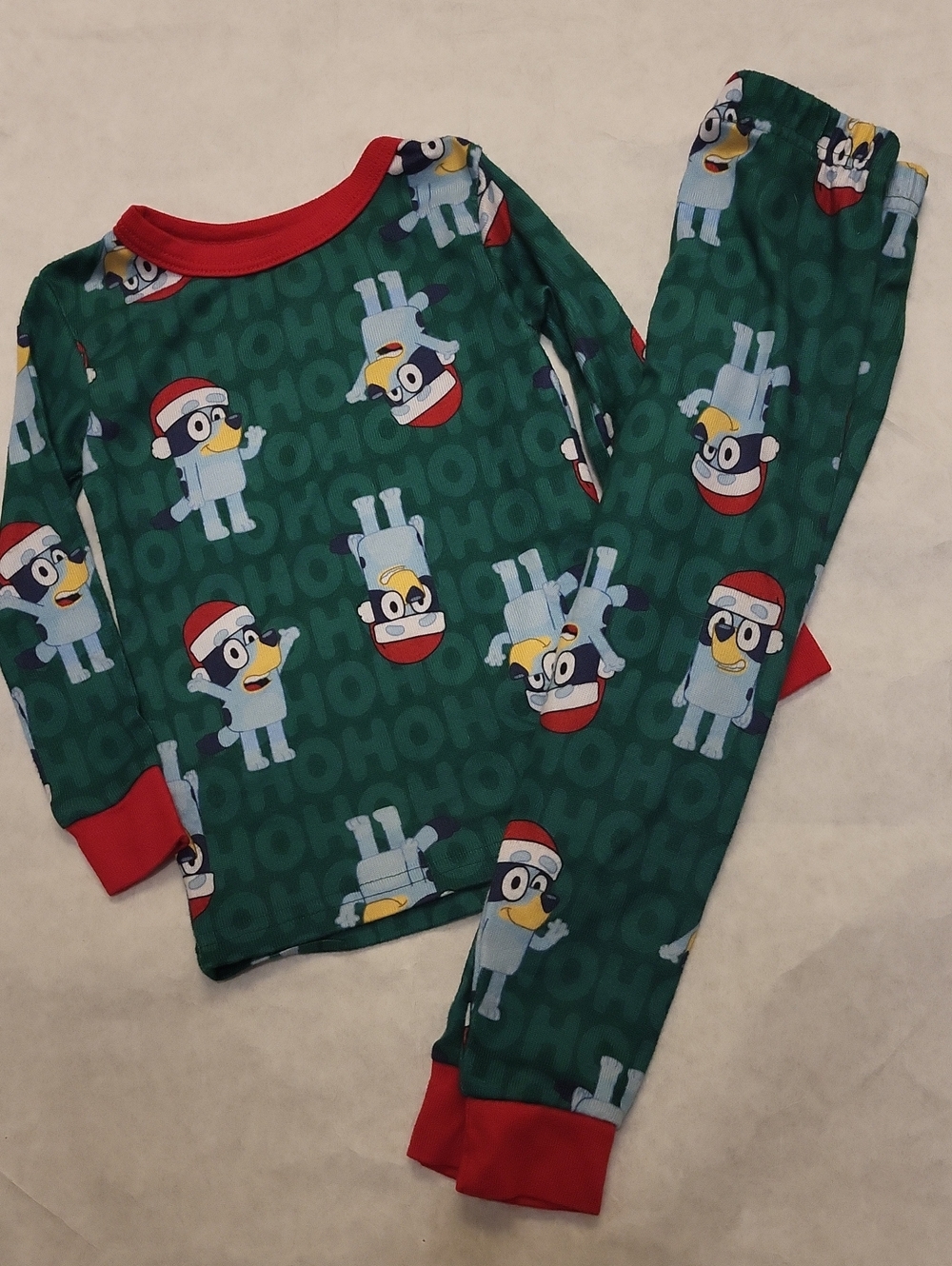 Bluey holiday pajama set
